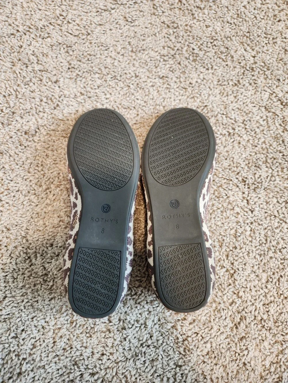 Rothy’s Mocha Spot The Loafer Flats Women’s Size 8